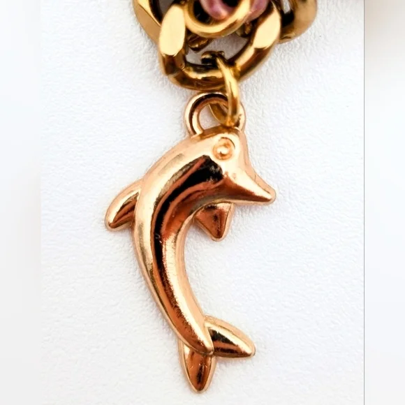 NWOT FabuLove Beach Bliss Gold Charm Bracelet - Picture 12 of 15